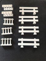 Lego Zaunelemente Zaun Zäune weiss 9Stück