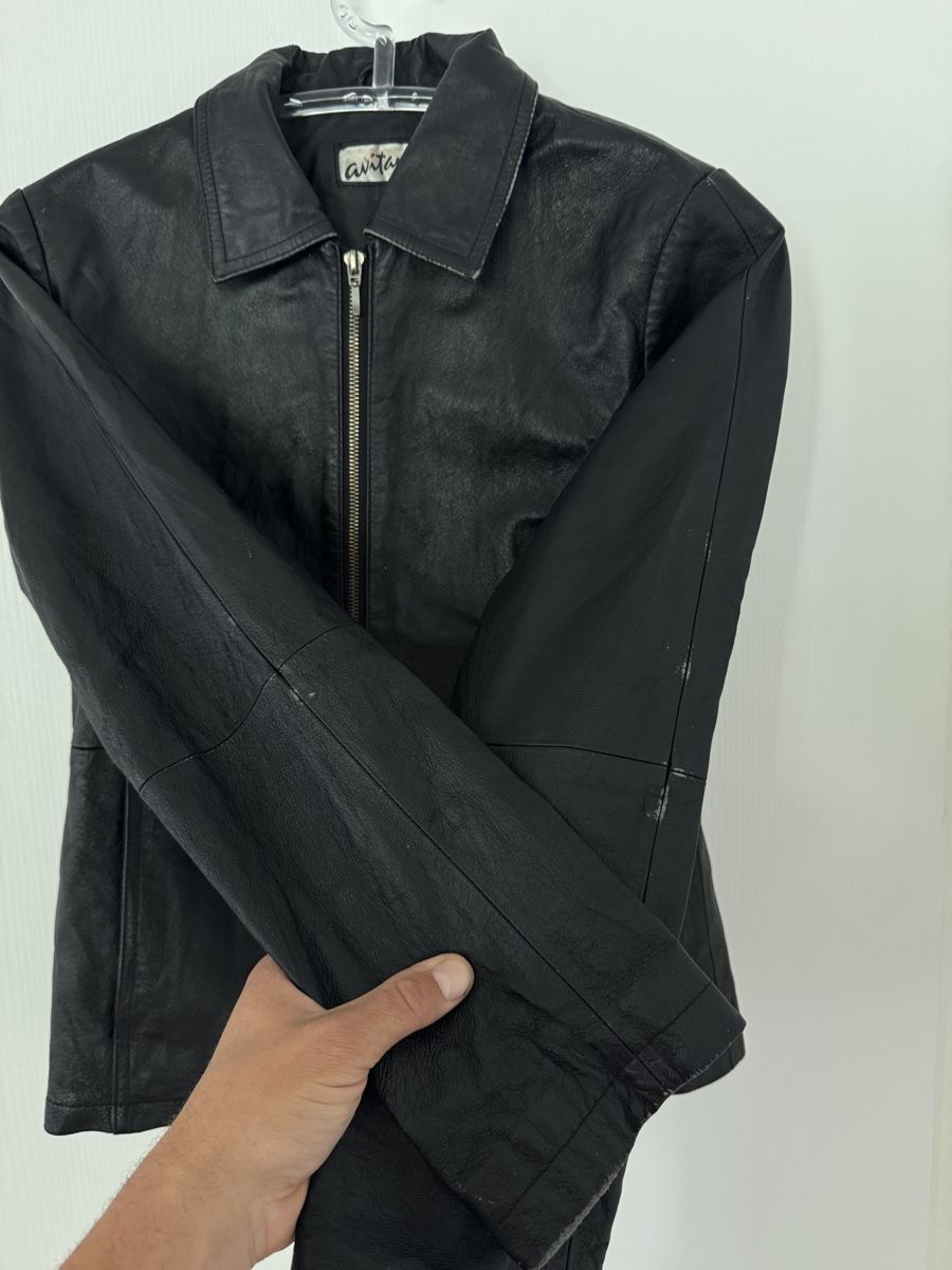 Jacken: schwarze Lederjacke Avitano Gr. 36, Damen, echt leather – Gebraucht aus Wetzikon ZH von Jan_wojt 3
