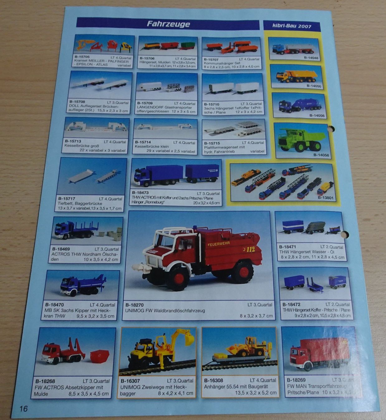 Riviste & Magazine: Kibri Neuheitenkatalog 2007 – Usato da Grossaffoltern venduto da berner85 2