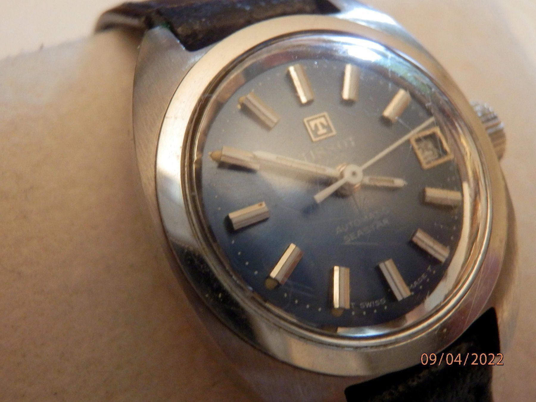 Tissot Orologi: Tissot, Automatic, Seastar, Datum, 23mm, Lederarmband, läuft – Usato da Ueberstorf venduto da dinbau 3