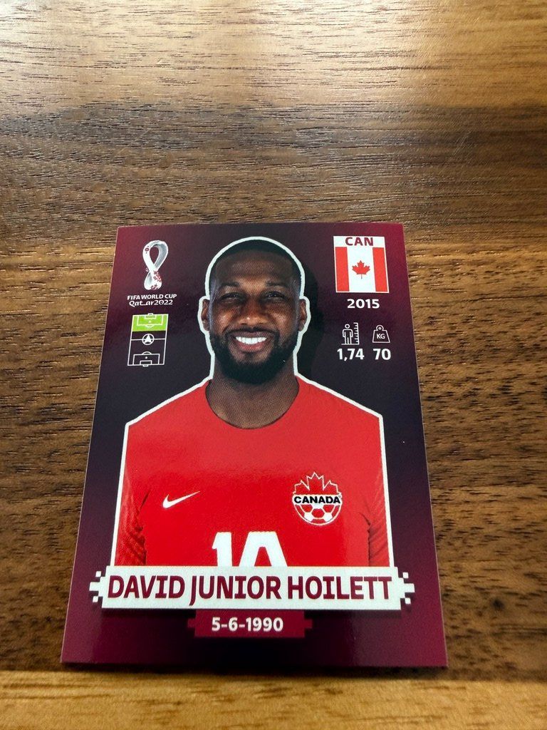 Panini Carte collezionabili: Panini WM Qatar 2022 - CAN19 David Junior Hoilett – Usato da Lyss venduto da Louuurs