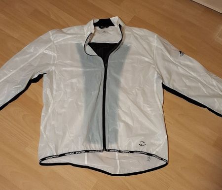 Vaude Radjacke weiss leicht winddicht neuwertig
