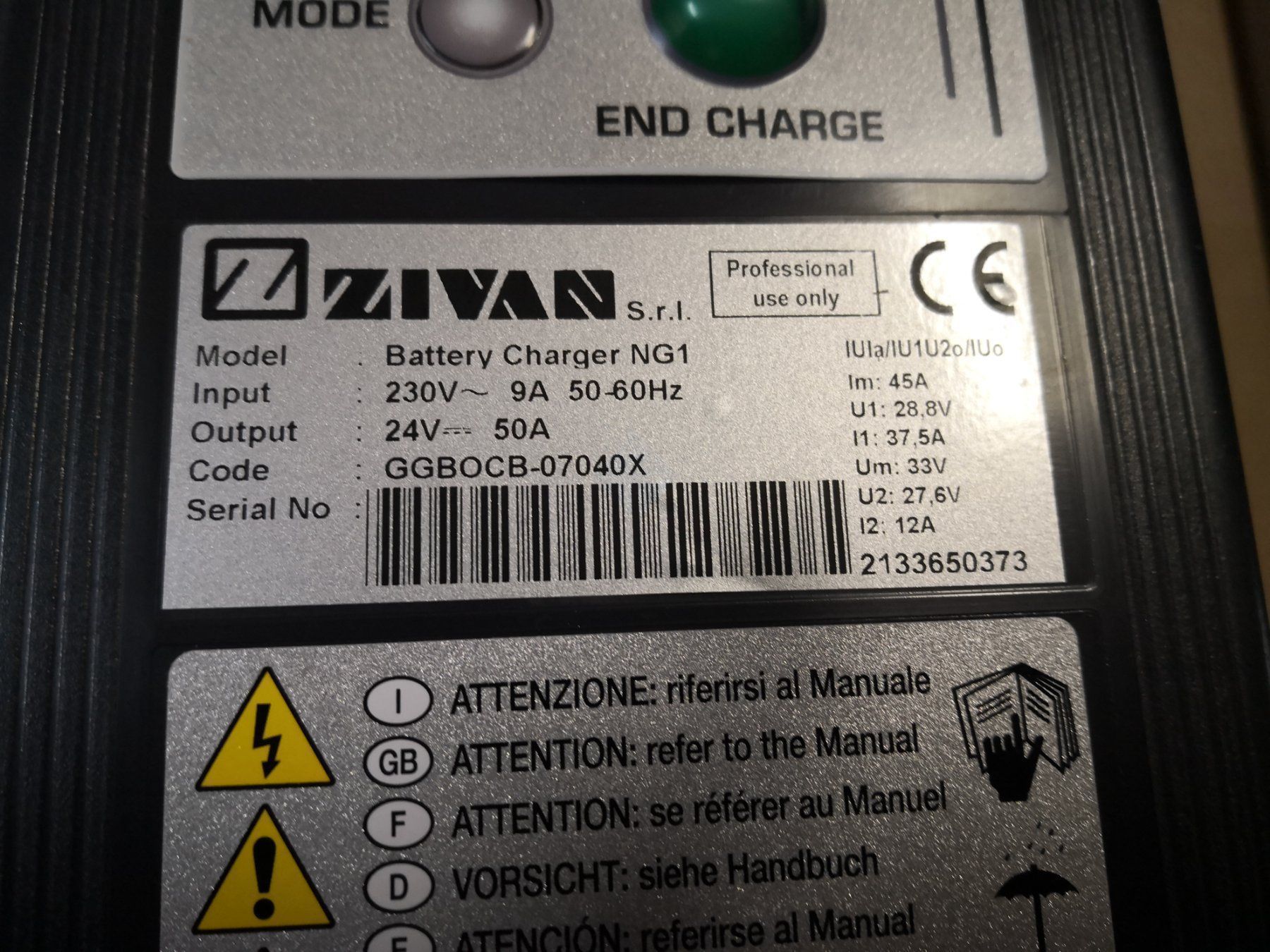 Caricatori & Batterie: Ladegerät 24 Volt 50 Amperé – Nuovo e nell'imballaggio originale da Wallisellen venduto da Synex-AG 1