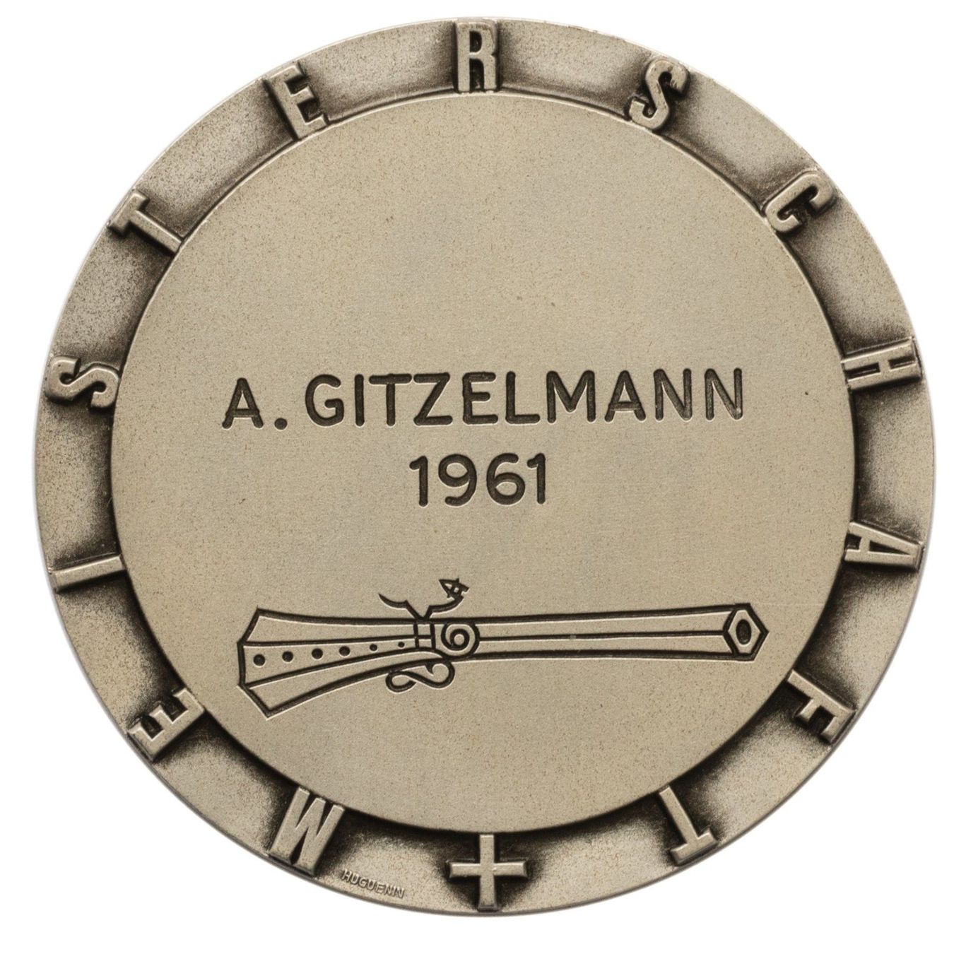 Medaglie: Schützenmedaille an der Linth 1961 – Usato da Rotkreuz venduto da Swiss-Coins 1