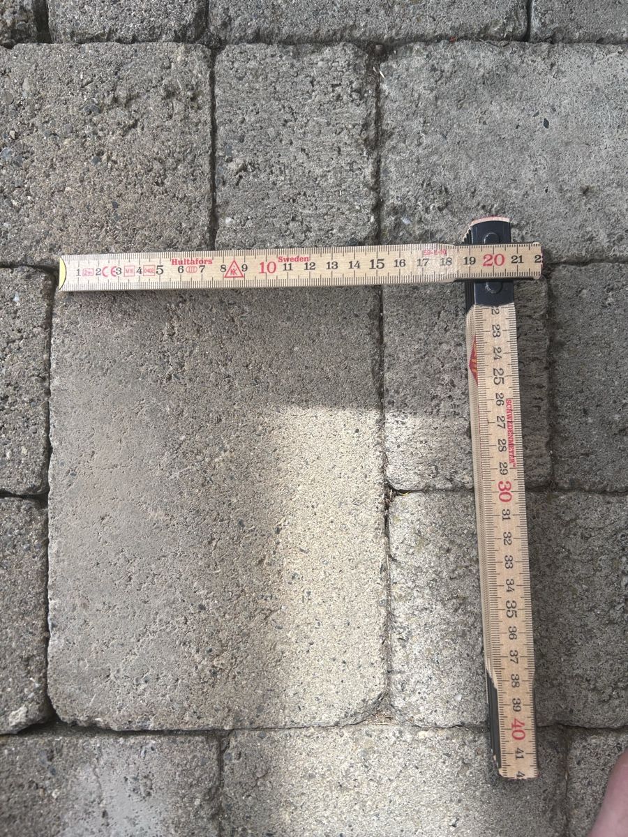 Steine & Dachziegeln: Tegula Pflastersteine, 3 Grössen: 25 m2 – Gebraucht aus Neuendorf von Juhlin01 1