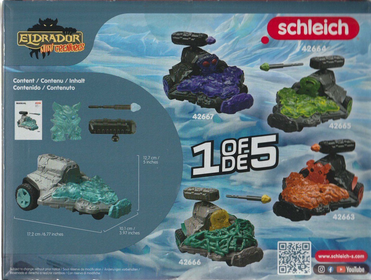 Schleich Giocattoli: SCHLEICH ELDRADOR MINI CREATURES 42664 ICE JET VEHICLE WITH – Nuovo (secondo la descrizione) da Vezia venduto da Aquarius_Age 1