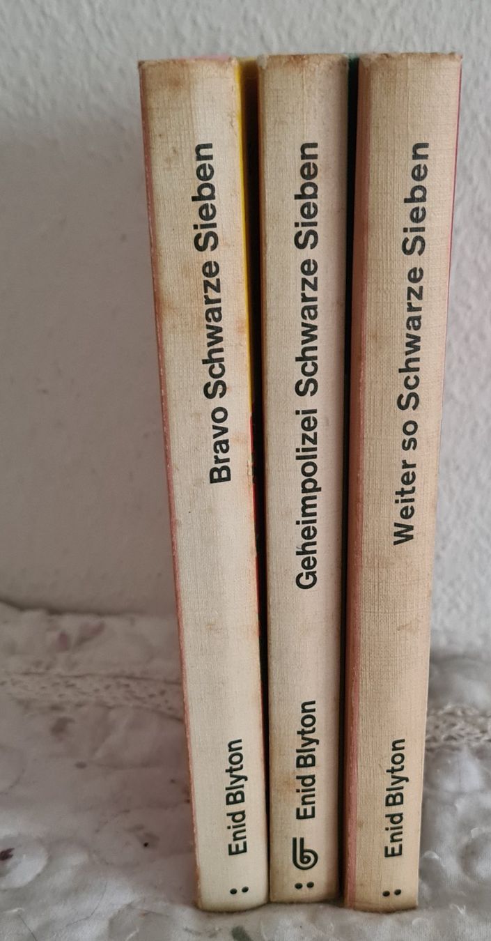 Libri: 3 Bücher Schwarze Sieben von Enid Blyton – Usato da Winterthur venduto da bibummi 2