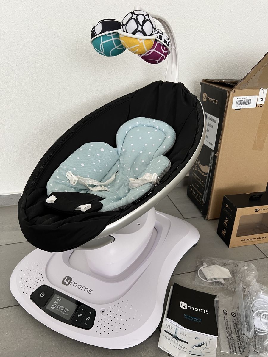 4moms Sdraiette & Sdraiette a dondolo: 4 moms | mamaRoo•4 | BLACK CLASSIC – Usato da Niederrohrdorf venduto da fero90 1