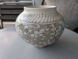 Antike Vase Keramik vermutlich China ? (Defekt hat Risse)