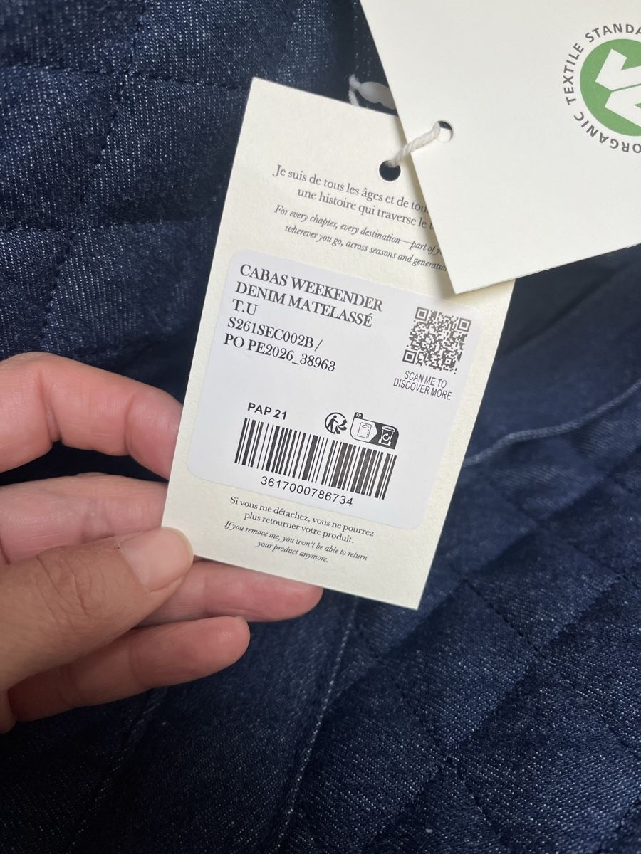 Sezane Borse da donna: Sézane  Weekender Denim Matelassé T.U.  – Nuovo e nell'imballaggio originale da Zeiningen venduto da man_69cj 7