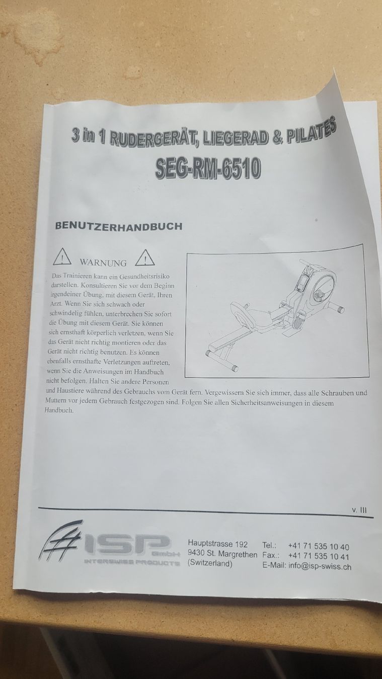 Hometrainer: Rudergerät 3 in 1 – Gebraucht aus Stäfa von sioilmox77 2