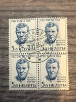 Schweiz Briefmarke Pro Patria 1966, Heinrich Federer Top!