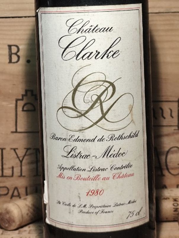 Wein: 1980 Chateau Clarke, Listrac-Medoc – Neu und originalverpackt aus Büsserach von Vintage-vins