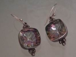 Mystic Topas OHRHÄNGER SILBER 925