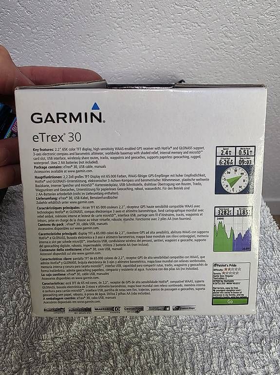 Garmin Navigationsgeräte: Garmin eTrex 30 – Gebraucht aus Zuzwil SG von mdeti 2