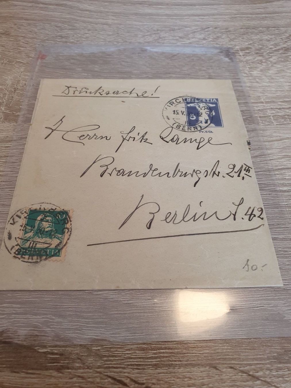Alle Briefmarken: Streifband Drucksache Kirchberg – Gebraucht aus Balgach von SIMEON27