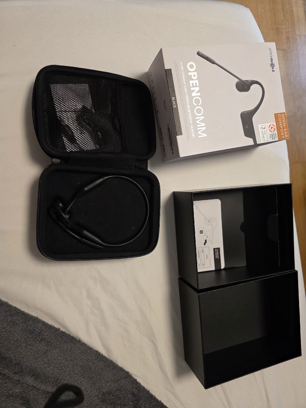 Shokz Kopfhörer: AfterShokz OpenComm Headset Bone Conduction Black Used – Defekt aus Lenzburg von Istvanl85 2
