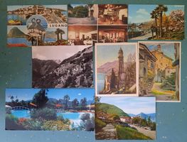 Ansichtskarten Tessin, Los VII, 8 Stück