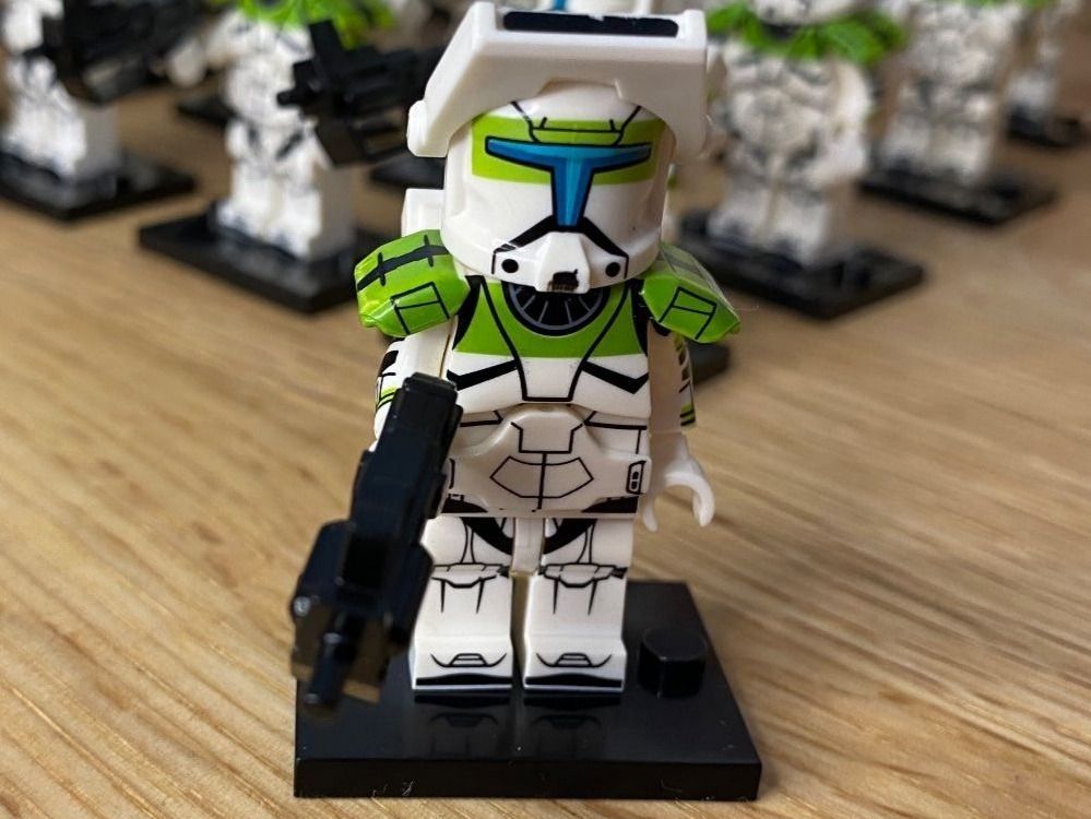 Kit di costruzioni: 1x Figur | Bausteine | Star Wars | Trooper Grün – Nuovo e nell'imballaggio originale da Oensingen venduto da CSCollectors