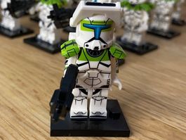 1x Figur | Bausteine | Star Wars | Trooper Grün