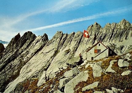 Cartoline postali: ZINAL Gelmerhütte SAC – Usato da Jona venduto da philajona