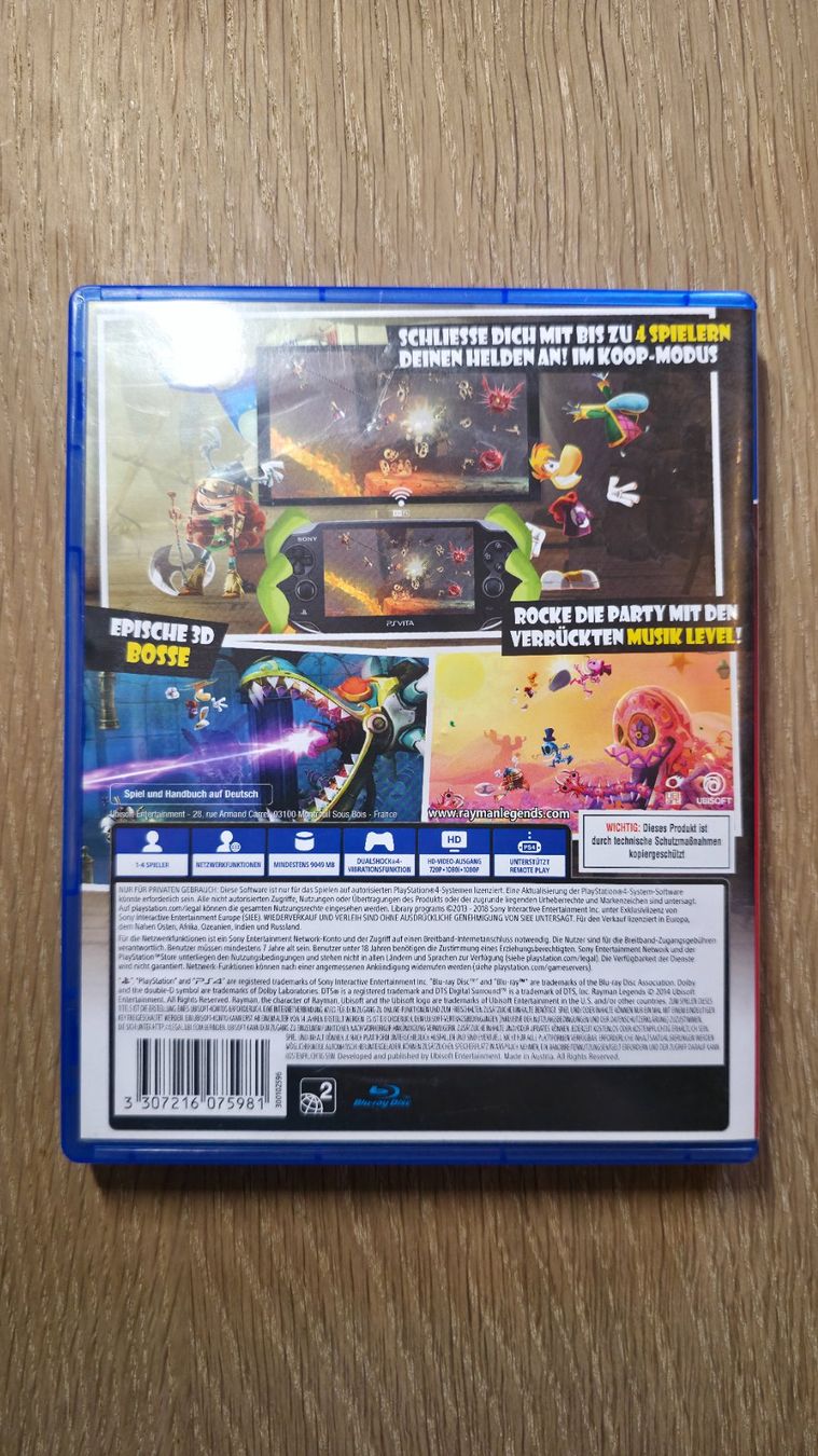 Sony Spiele: PS4, Game, PlayStation, Ubisoft Rayman Legends, OVP – Gebraucht aus Sirnach von TheMrFreeman 1