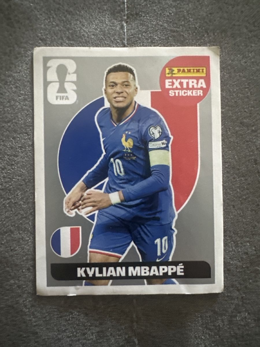 Panini Carte collezionabili: Panini Sticker Kylian Mbappé Extra Sticker FIFA – Usato da Jona venduto da inf_gst5