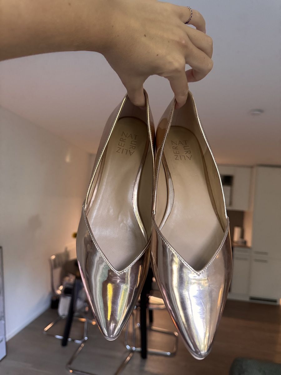 Scarpe da donna: Neutralizer Rose Gold Pointed Ballet Flat – Nuovo (secondo la descrizione) da Zürich venduto da ari_cr2f 3