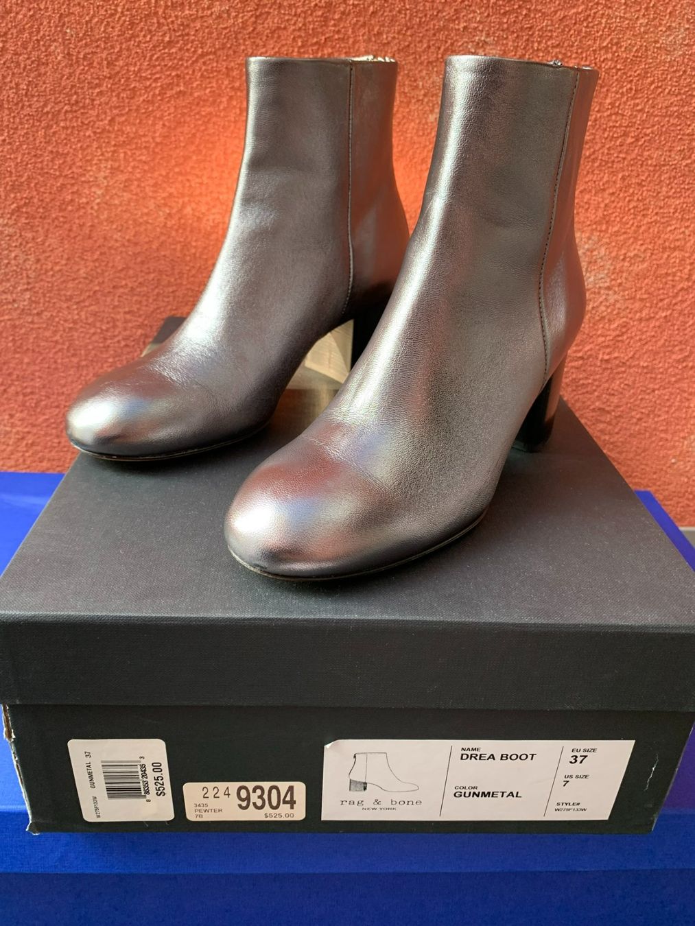 Scarpe da donna: RAG and BONE: OVP - Silberfarbene Stiefelette, 37, NP 525.00 – Nuovo (secondo la descrizione) da Luzern venduto da paulablue 1