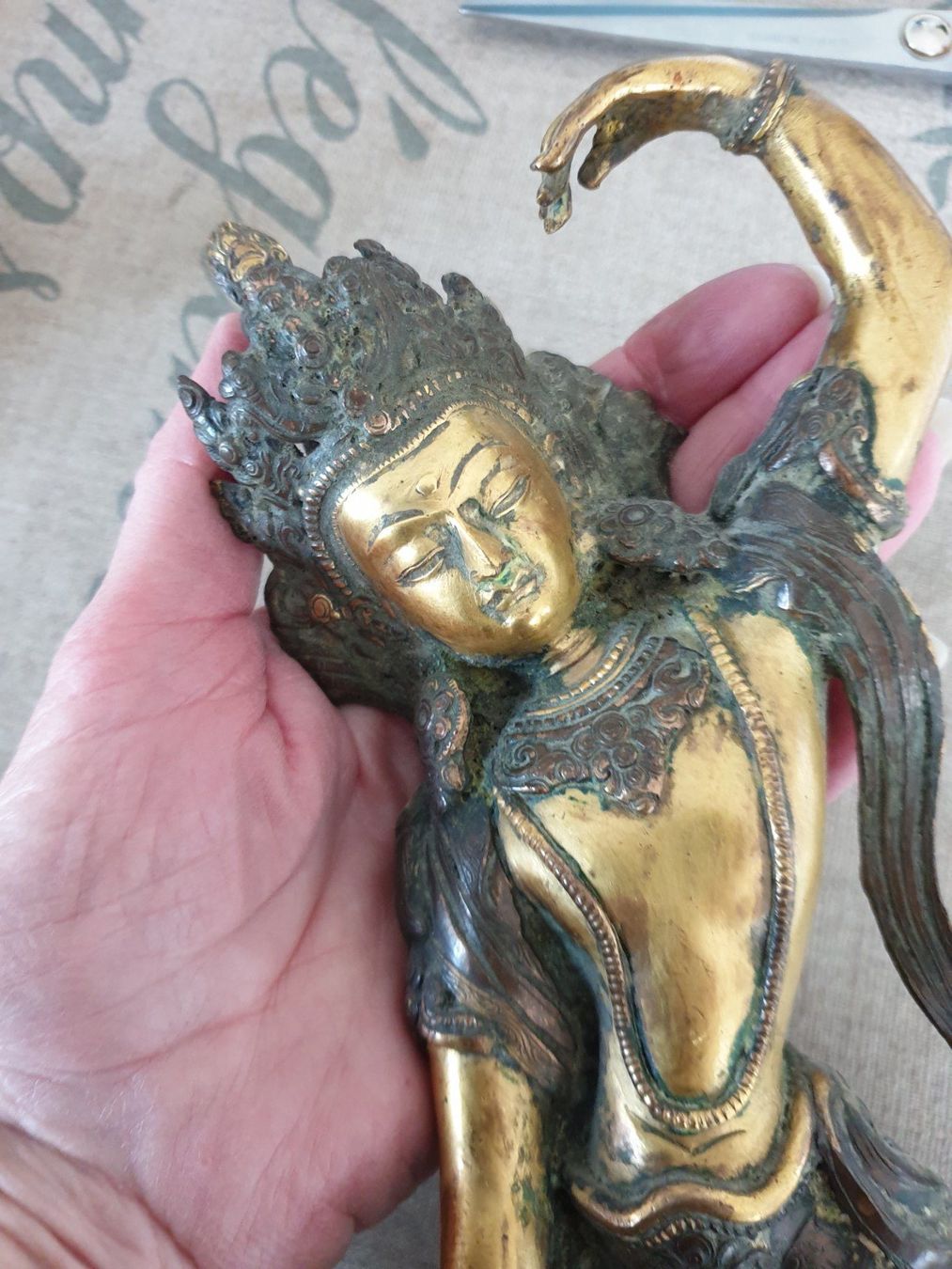 Skulpturen & Statuen: Buddha Figur Tara Tibet wunderschön Antik – Gebraucht aus Bottmingen von sandy_2 4