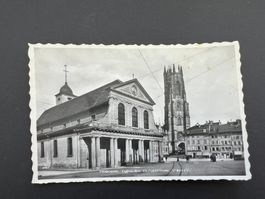 Postkarte Fribourg Cathedrale 1952 (R864)