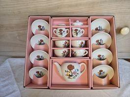 Vintage Puppengeschirr, Tee-Service