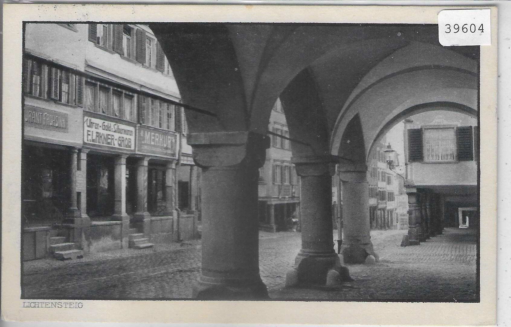 Cartoline postali: Lichtensteig - Inneres der Stadt – Usato da Ettingen venduto da Kartenplanet