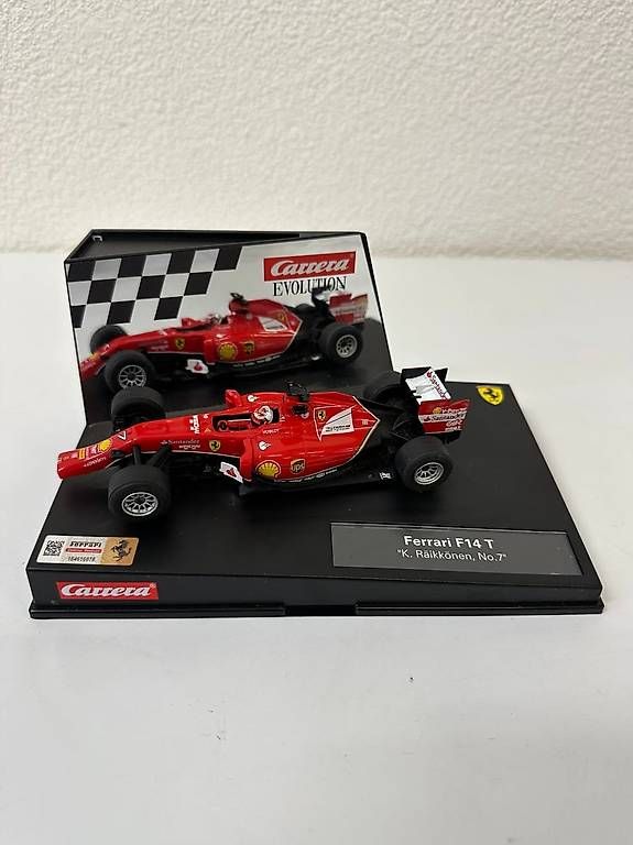 Carrera Modellini d'auto: Vintage Carrera Evolution Ferrari Räikkönen No.7 Modellauto – Usato da Obernau venduto da Arche_Noah_Brocki 2