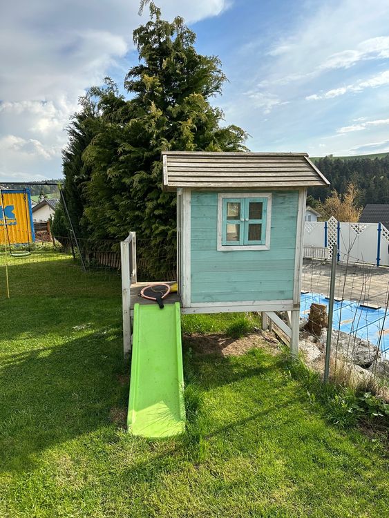 Kinder Holz Spielhaus Kaufen auf Ricardo