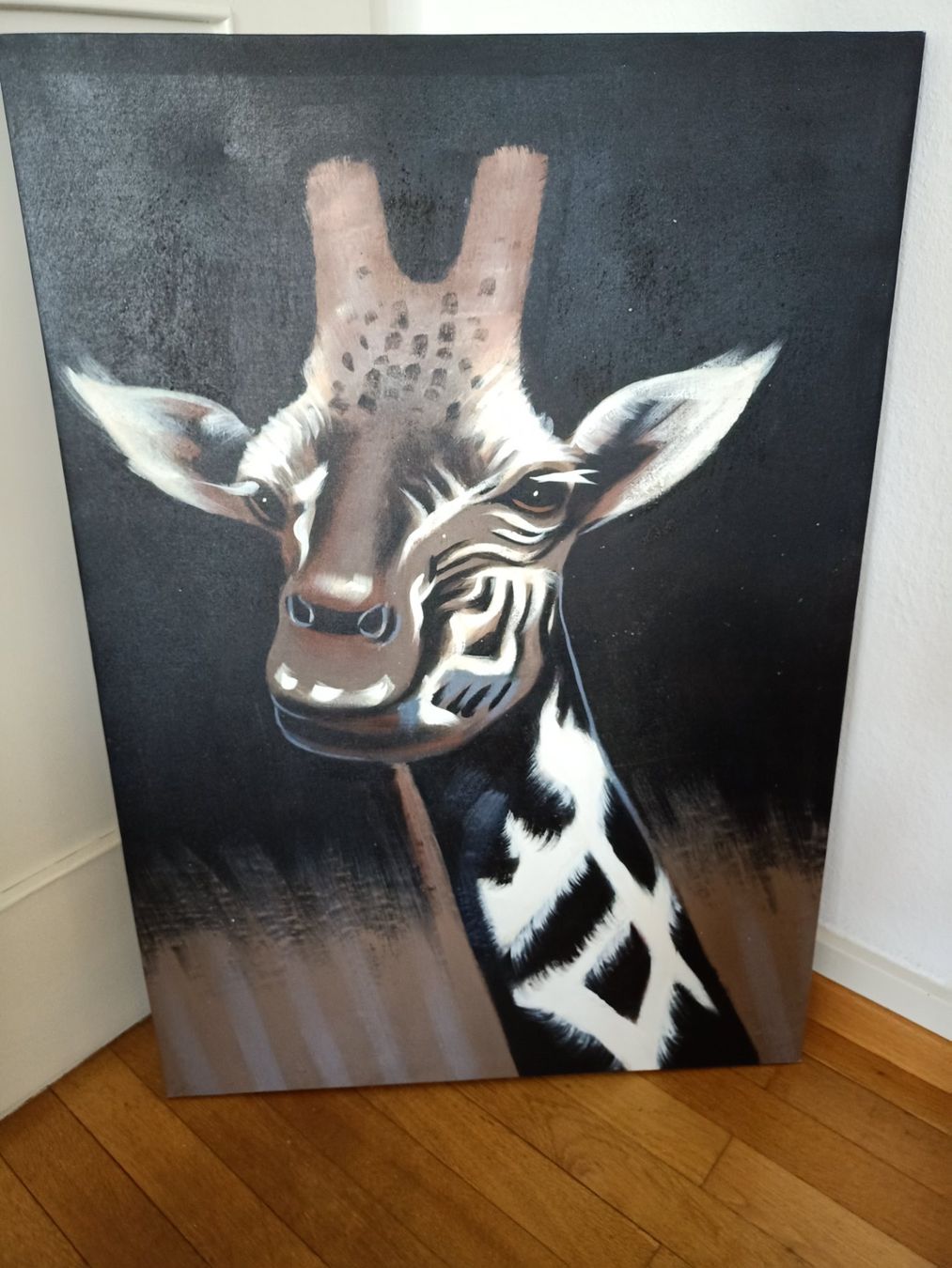 Poster & Bilder: Bild mit Giraffe 100 x 70 – Gebraucht aus Grenchen von Wolfine 1
