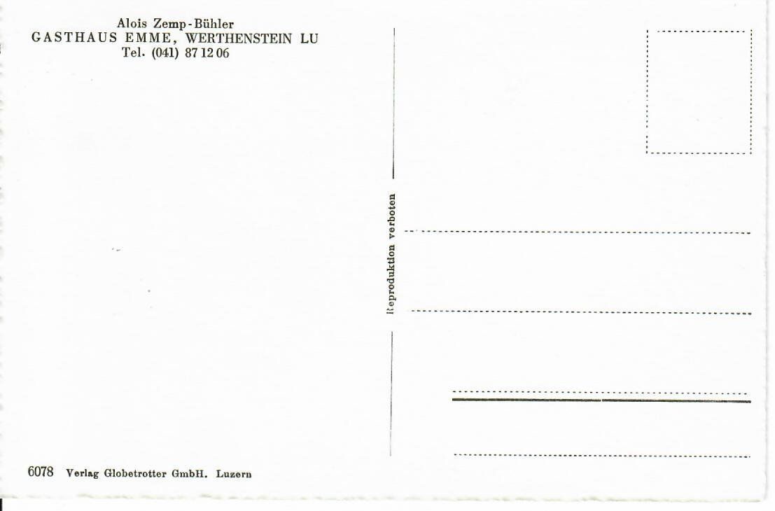 Cartoline postali: Maria - Werthenstein – Usato da Hochdorf venduto da Ziegel-16 1