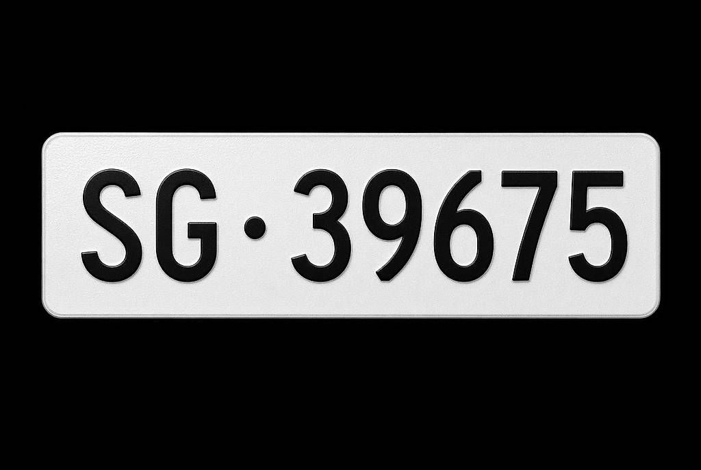 Ecriteaux: Kontrollschild SG 39675 – D'occasion à Zürich par Windman