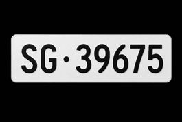 Kontrollschild SG 39675