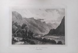 Muota Schwyz Litho von Engelmann