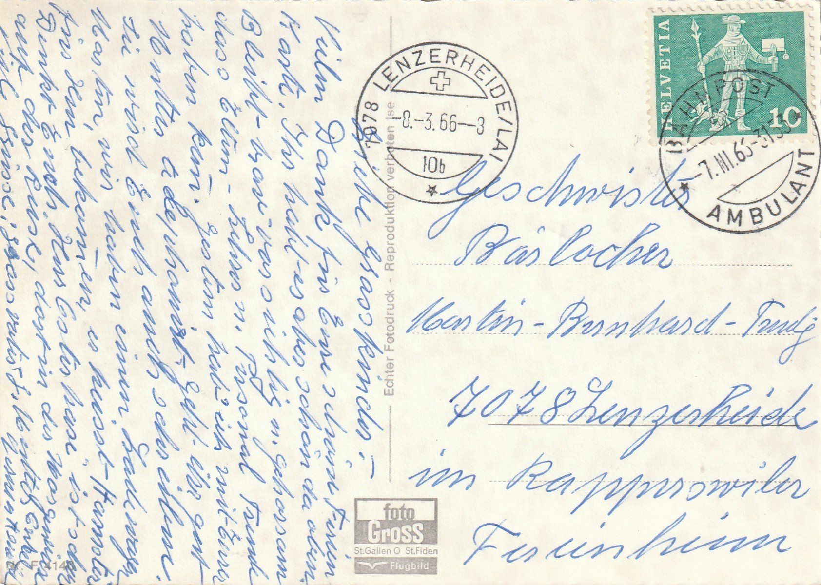 Cartoline postali: Staad Flugaufnahme – Usato da Rorschacherberg venduto da fratovi2 1