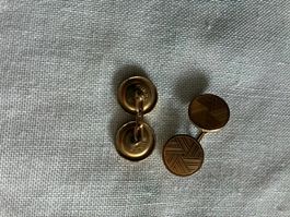 BOUTONS DE MANCHETTES-MURAT SIGNé-PLAQIé OR