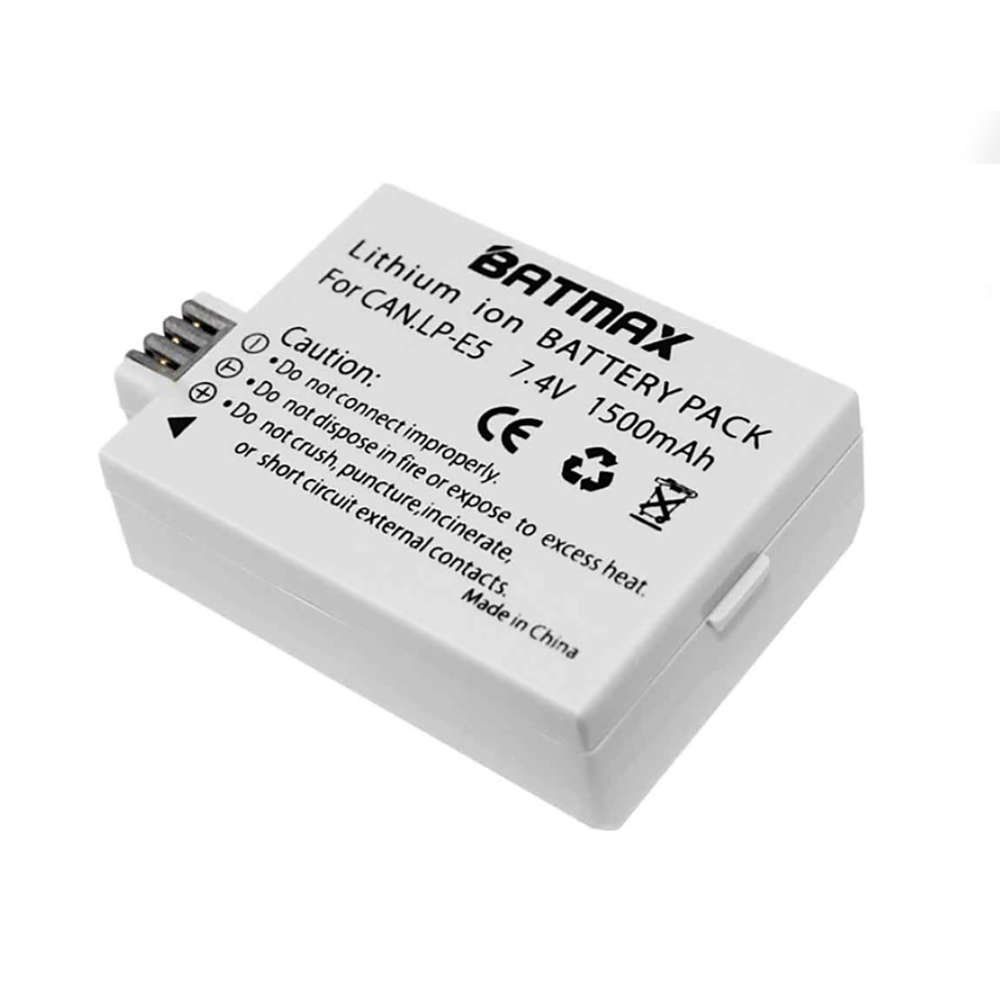 Akkus: Batmax Akku LP-E5 zu Canon EOS 450D, 500D, 1000D – Neu und originalverpackt aus Bülach von Lohar