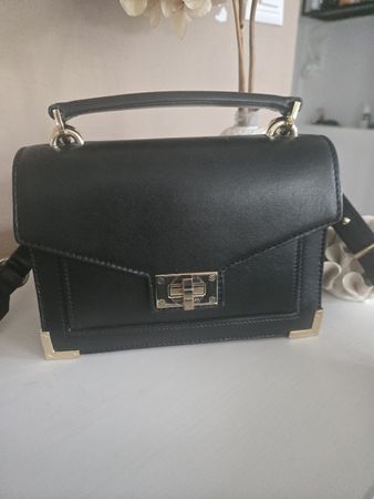 The Kooples Handtasche schwarz Leder Made in Italy