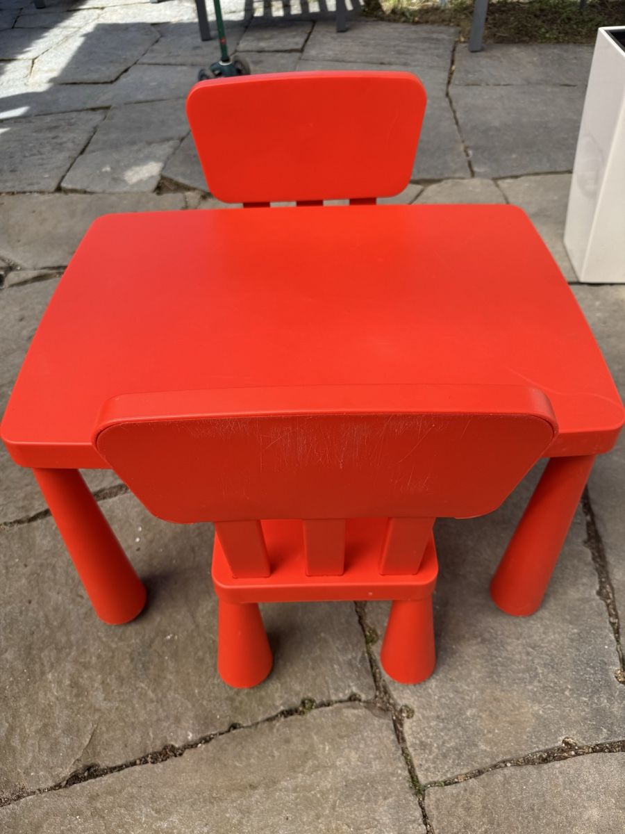 Ikea Set di tavolo e panche: Kindertisch und Stühle Mammut Ikea – Usato da Oberrieden venduto da Anirahtak 4
