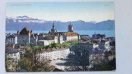 Lausanne et les Alpes