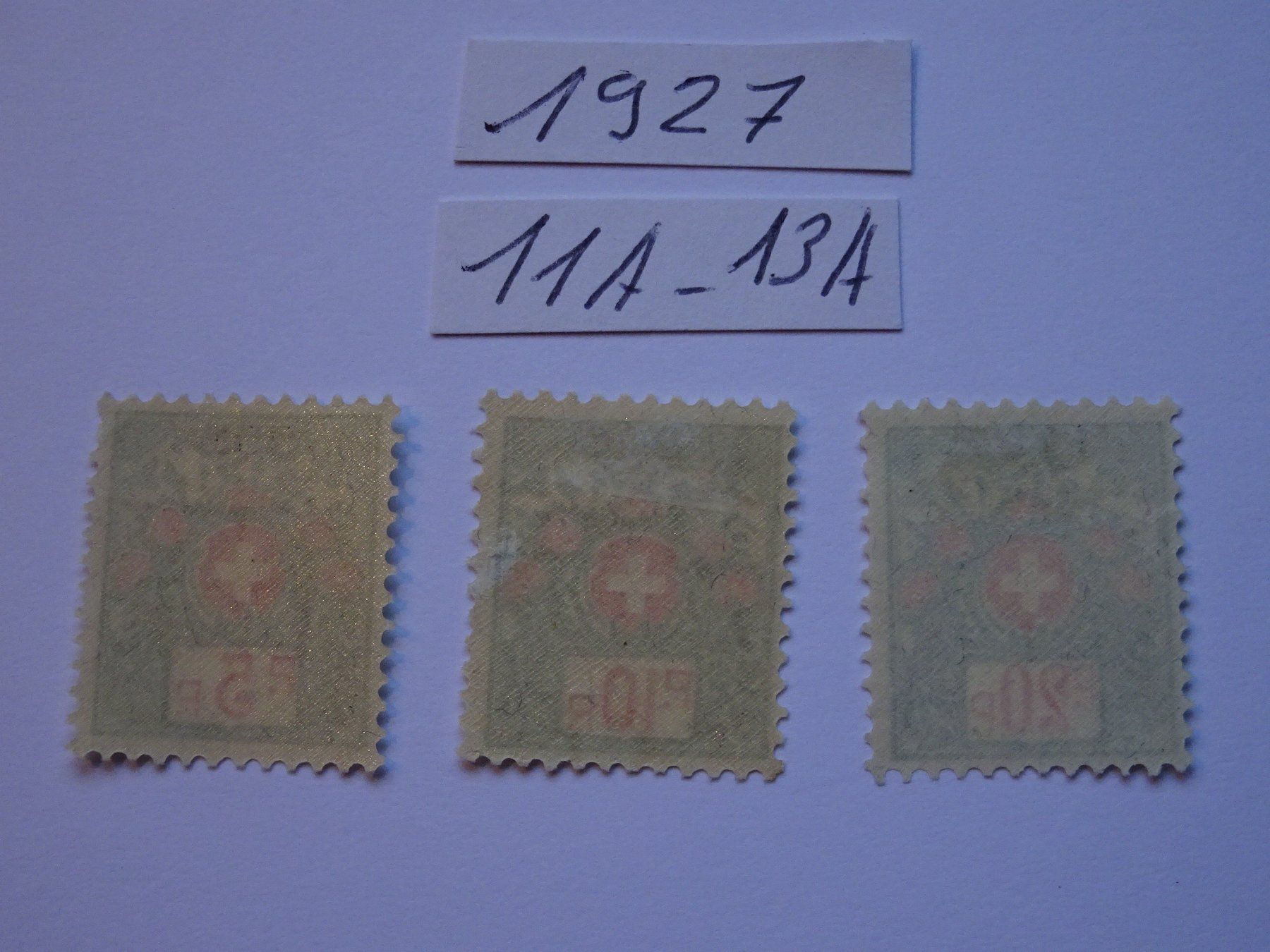Alle Briefmarken: Porto 1927* – Neu (gemäss Beschreibung) aus Aadorf von Chnorli-Furz 1