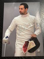 Signierte Karte Fechter Michael Kauter Olympiateilnehmer