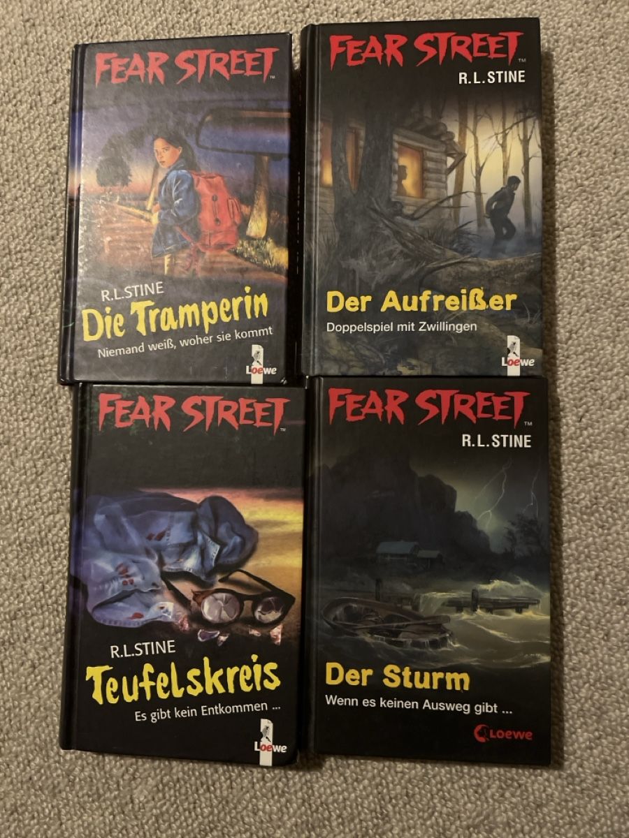 Libri: Fear Street, R.L. Stine 4 Bücher  – Usato da Solothurn venduto da Bobesch08