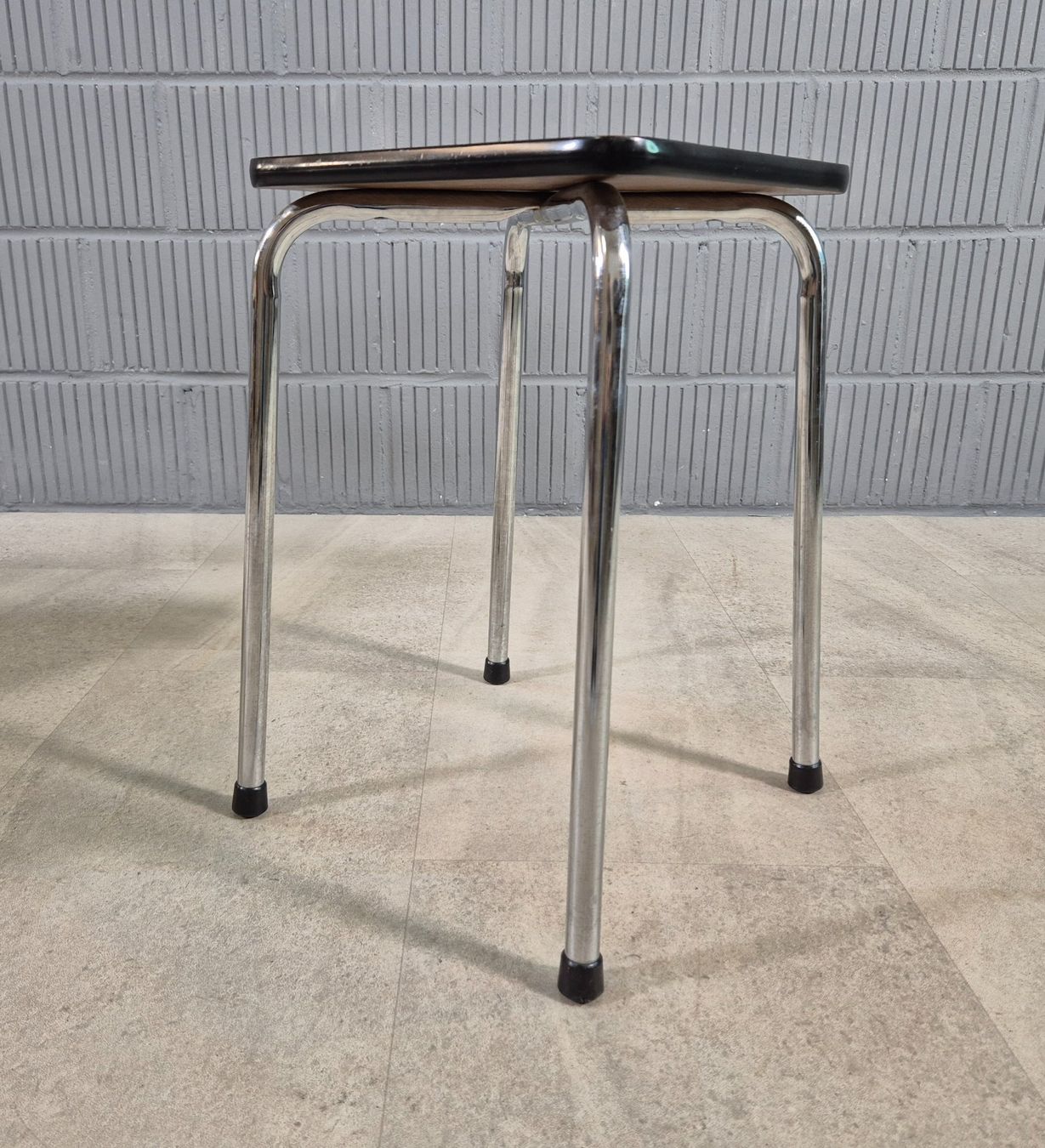 Hocker: 1970 Kelco braun Küchenhocker Tabouret Schemeli Hocker Stool – Gebraucht aus Nottwil von Wondewa-Shop 5